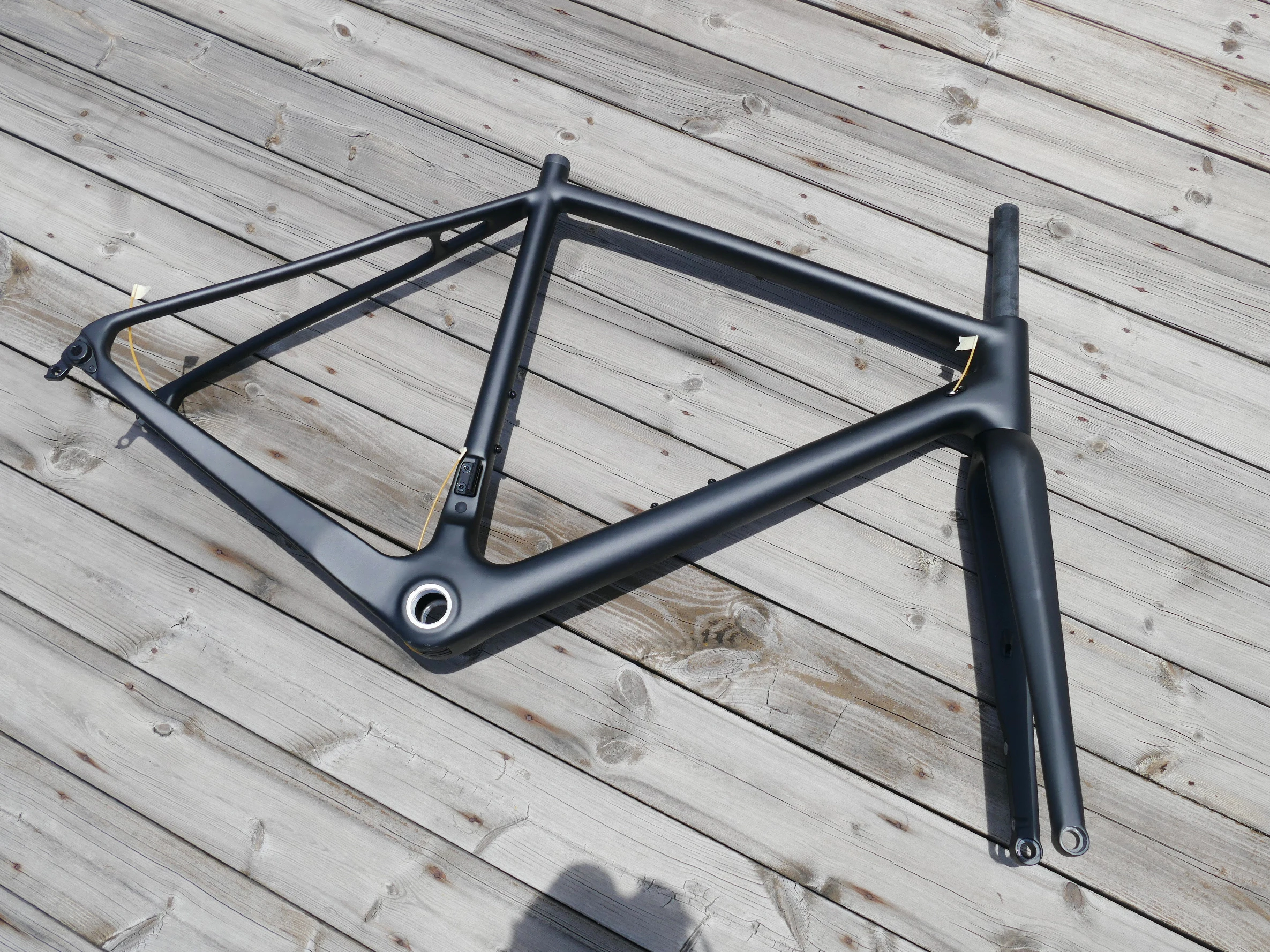 FR608 полностью углеродный UD Matt для велокросса шоссейный велосипед Cyclo Cross Frame Thru Axle