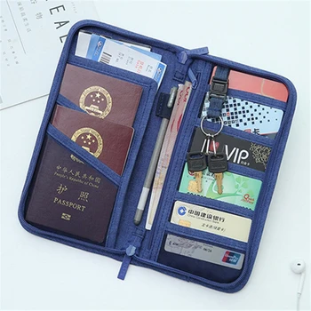 

Credit ID Card Cash Holders Wallet Purse Travel Passport Holder Case Document Bag