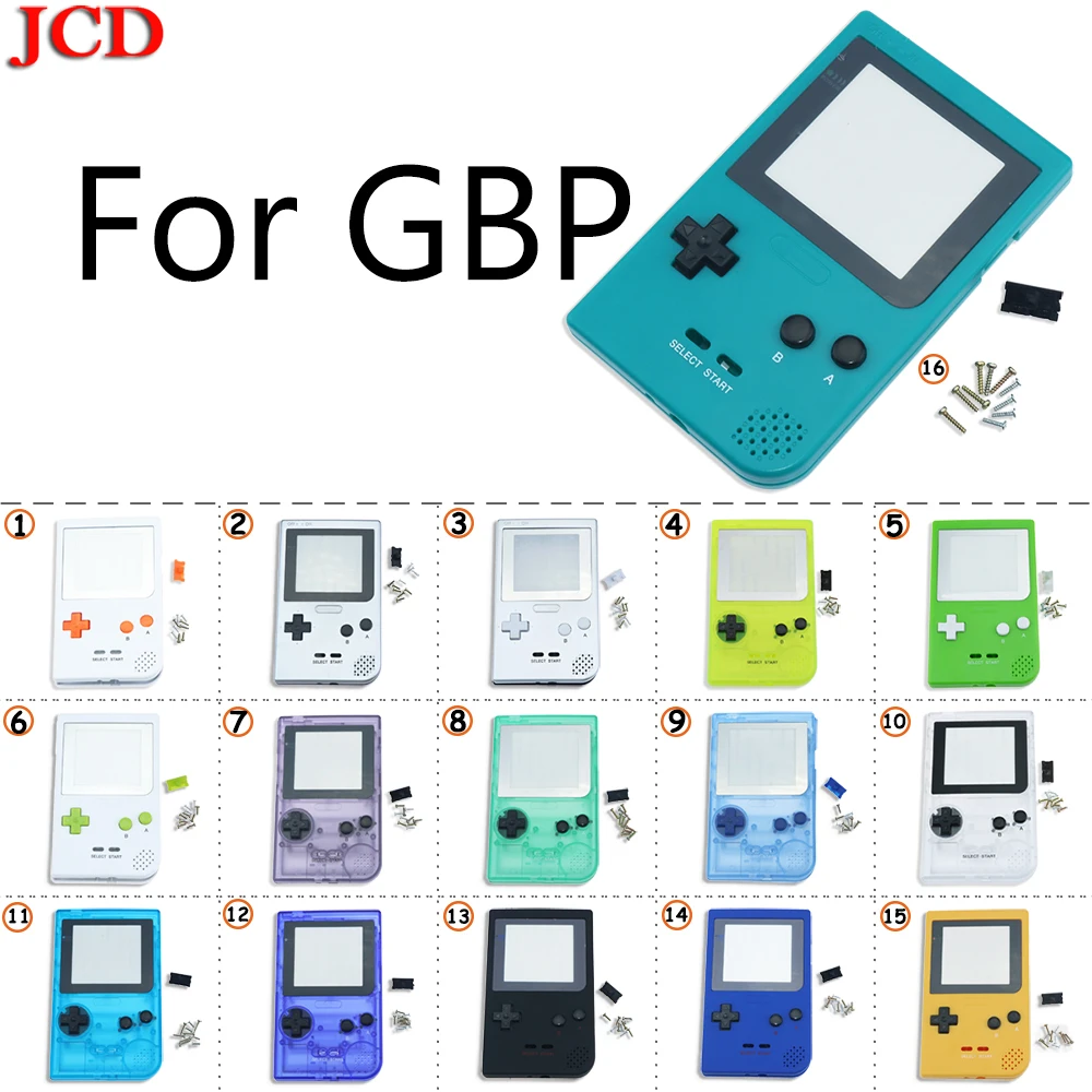 JCD высокое качество полный корпус оболочки кнопки мод Ремонт для nintendo для GameBoy карман Замена для GBP с кнопками