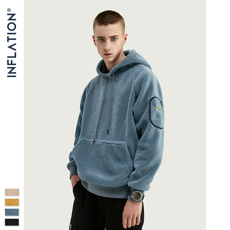 polar fleece hoodie mens