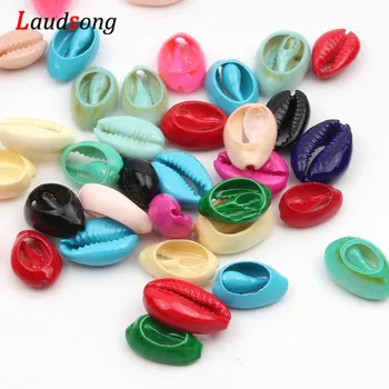 

10Pcs/lot 10-20mm Various Color Natural Sea Shells Conch Beads For Jewelry Making DIY Fashion Necklace Bracelet Accessories