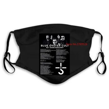 

Blue Oyster Cult Anniversary Tour Men's Black Size:to-3 Printed Hipster Mask women kid's PM2.5