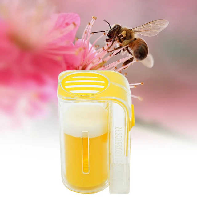 1Db Méhkirálynő Jelölő Palack Dugattyú Plüss Ketrec Műanyag - Image 3