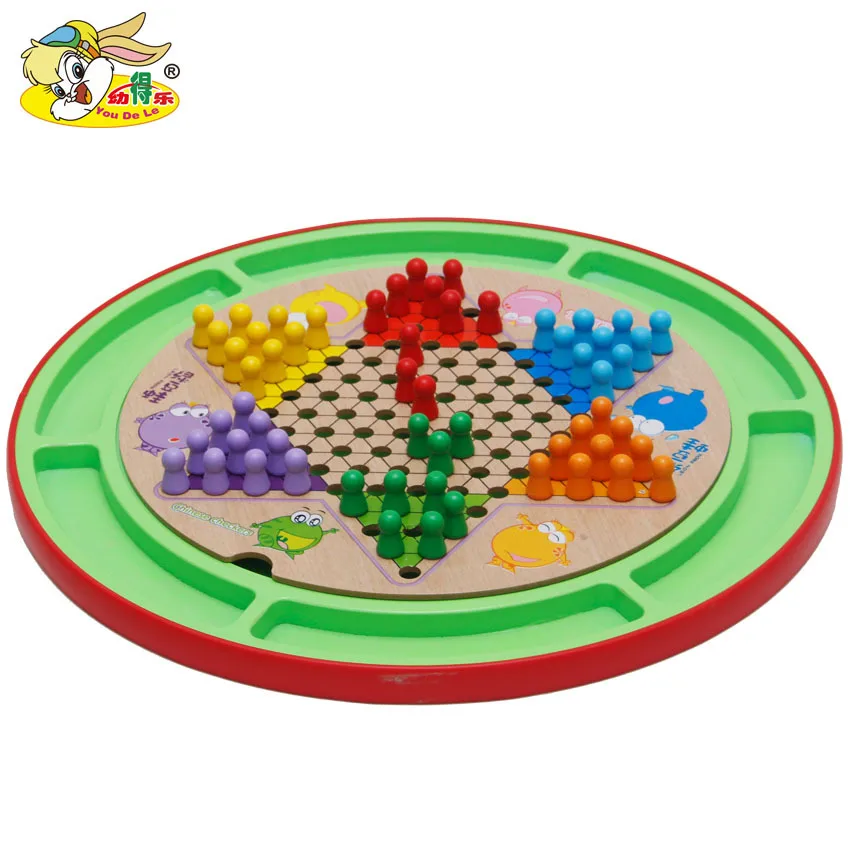 

Toy Ten One Wood System Checkers Aeroplane Chess Parent And Child Board Game Children Adult Educational Toy Gift