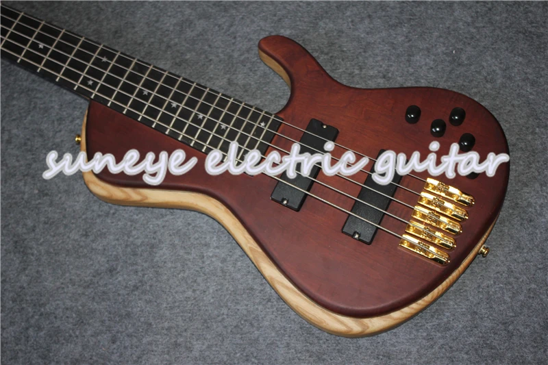 Шея через 5 струны электрогитары Гитара из палисандра гриф бас-гитара электро 5 струн для продажи