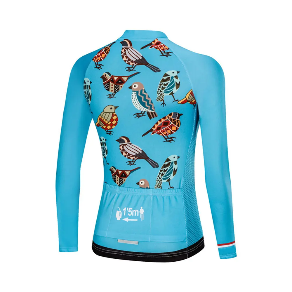 Animal Cartoon Cycling Jerseys Bike Wear Uniform Cycling Clothing Long Sleeve MTB Bicycle Jersey Ropa Ciclismo Women Jersey