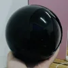 50-200mm Natural Black Obsidian Sphere Large Crystal Ball Healing Stone+Pedestal 2
