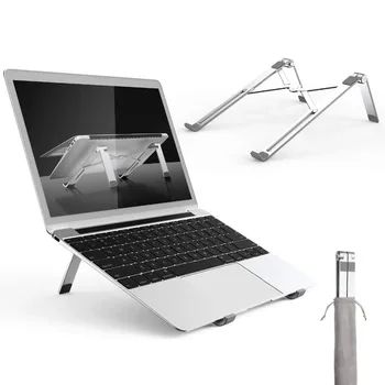 

Folding Adjustable Laptop Stand Aluminum Alloy Portable Support Noteboo Holder For Macbook Pro Computer Stand Cooling Bracket