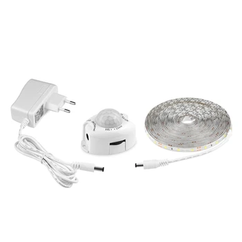 

Led Light with 5M Smart Sensor Cabinet Light Motion Sensor Wardrobe Bedroom Lamp White Fpc Eu Plug