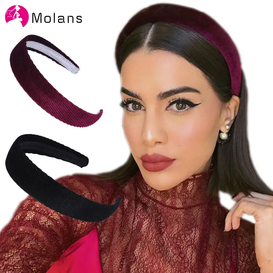 Molans韓国ベルベット女性ヘアバンドシンプルな固体生地ヘアバンド黒ストライプのベルベット髪フープ女の子のためのヘアアクセサリー Women S Hair Accessories Aliexpress Molans韓国ベルベット女性ヘアバンドシンプルな固体生地ヘアバンド黒ストライプのベルベット髪フープ女の子のためのヘアアクセサリー Women S Hair Accessories Aliexpress