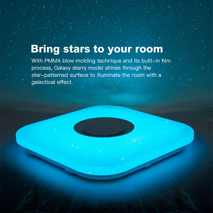 Smart Round Metal Ceiling Light