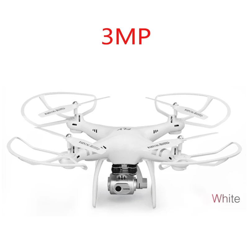 3MP-White Новейший четырехосевой Радиоуправляемый Дрон XY6, Квадрокоптер, вертолет, 1080 P, wifi, FPV камера, воздушная видео, Профессиональный радиоуправляемый Дрон, игрушка для детей - Цвет: 3MP-White