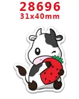 28696 30 шт мультяшный персонаж плоское украшение из смолы PR 28412 - Цвет: 28696