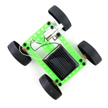 

Children Funny Birthday Gift Model Science Educational Gadget ABS DIY Car Kit Portable Mini Solar Powered Kids Toys Hobby