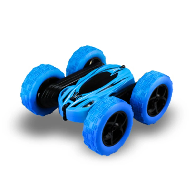 Blue YD JIA RC Автомобиль 2,4G 4CH трюк багги автомобиль Рок Гусеничный ролл автомобиль 360 градусов флип дети робот игрушечные машинки RC для подарков - Цвет: Blue