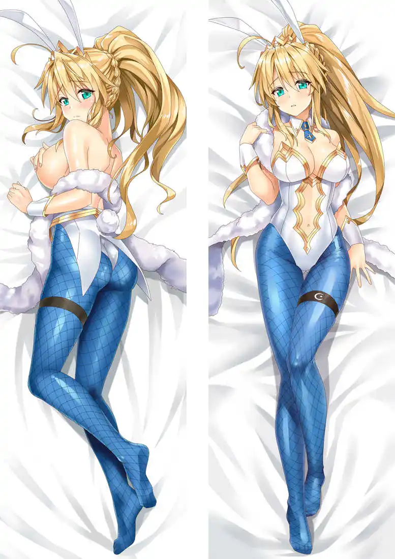 

okita souji fate/grand order artoria pendragon swimsuit ruler Dakimakura sexy girl katsushika hokusai FGO body pillow cover