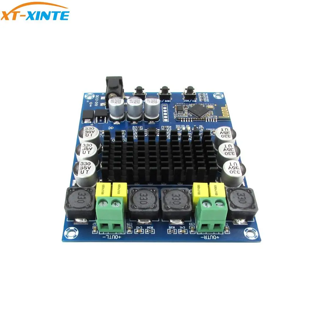 Двухканальный цифровой усилитель мощности 2x120W Bluetooth 4 0 плата модуля TPA3116D2 XH M548