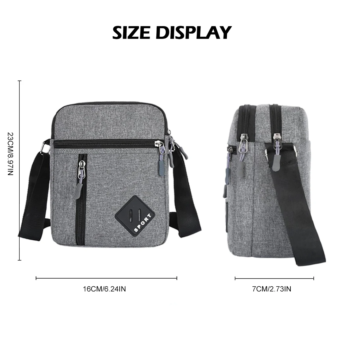 Men's Messenger Bag Crossbody Shoulder Bags Men Small Sling Pack For Work  Business Waterproof Oxford Packs Satchel Purse _ - AliExpress Mobile