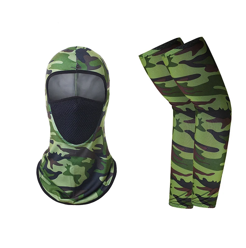 Cycling Mask Full Face Mask Outdoor Sports Bike Sunscreen Sleeves Bib Sweat-Absorbent Riding Headgear Mask Balaclava XA42TQ