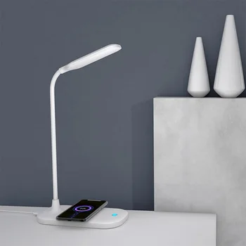 

Mobile phone wireless charging Desk Lamp Intelligent Eye Protection USB Multi-Function Led Creative Folding Small Desk Lamp