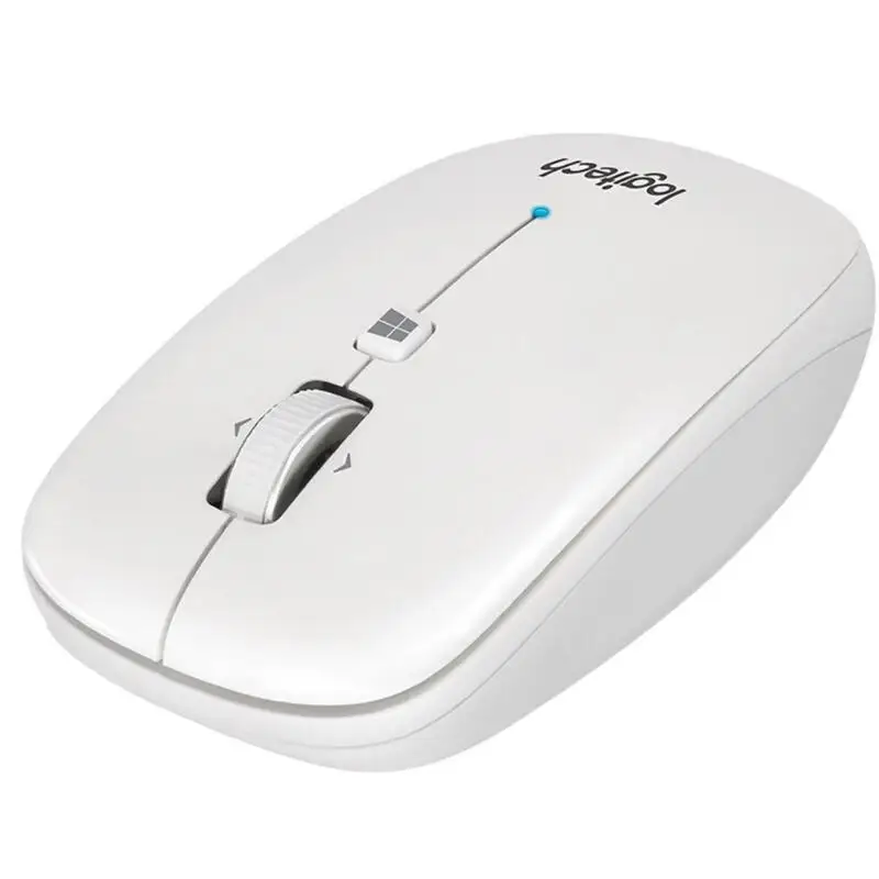 Беспроводная игровая мышь logitech M558 с Bluetooth, эргономичная симметричная оптическая мышь 1000 dpi для ноутбука, настольного ноутбука