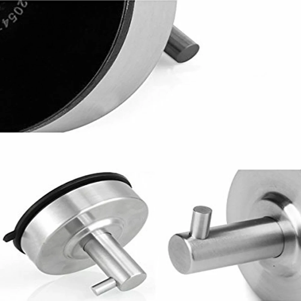 High Quality Strong Vacuum Suction Cup Stainless Steel Towel Hook Hanger for Bathroom Kitchen Hook