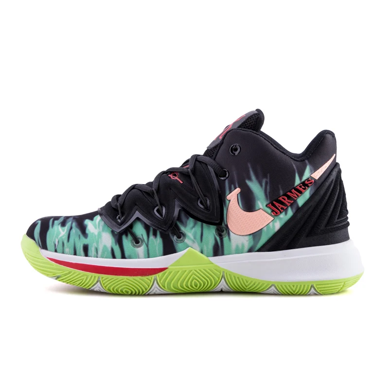 

New Kyrie 5 Big Size 11 Hook Loop Men Athletic Sport Unisex Training OffWhite Shoes Basketball Shoes Retro Women Yellow Sneakers