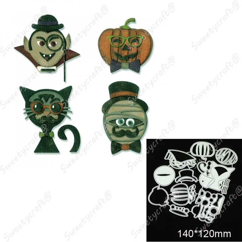 Pumpkin Cat Cutting Dies