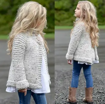 

Baby Girl Cape Sweater Spring Autumn Knitting Wool Fashion Cloak Cardigan Kids Coat Baby Clothes 2-8Y E10040