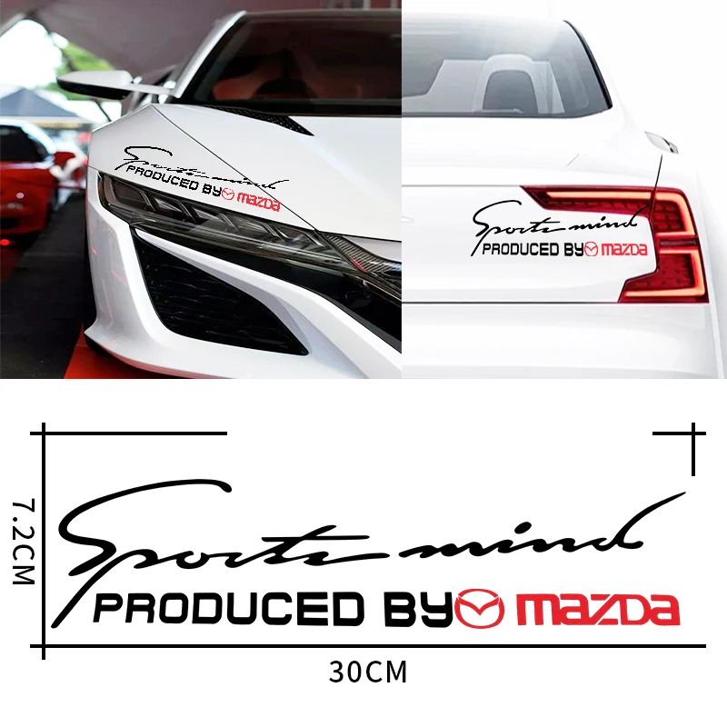 

1PCS Fashion Car Stickers Decal for Mazdas 5 6 323 626 RX8 7 MX3 MX5 Atenza Axela Auto Decorative Accessories Automobile Sticker