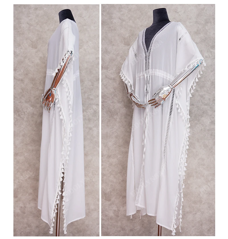 Пляжное платье, длинное, Пляжное, накидка, Vestido largo Verano Mujer, купальный костюм, накидка, Пляжное, саронг, халат de Plage, туника# Q939