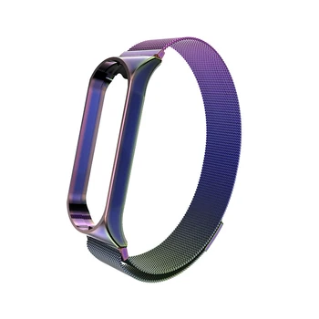 

Dropshipping For Xiaomi Mi Band 4/3 Stainless Steel Metal Watch Band Belt Strap For Miband 3 Bracelet Steel Mental