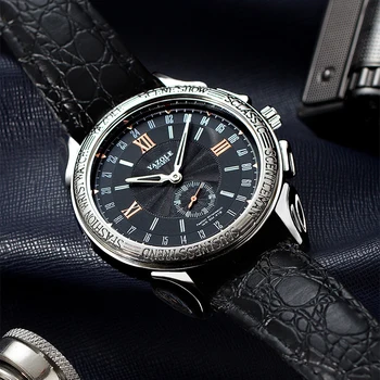 

New Arrival Sports Leather Band Wristwatch Relogio Masculino Reloj Men's Watches Fashion Decorative Chronograph Clock Men Watch