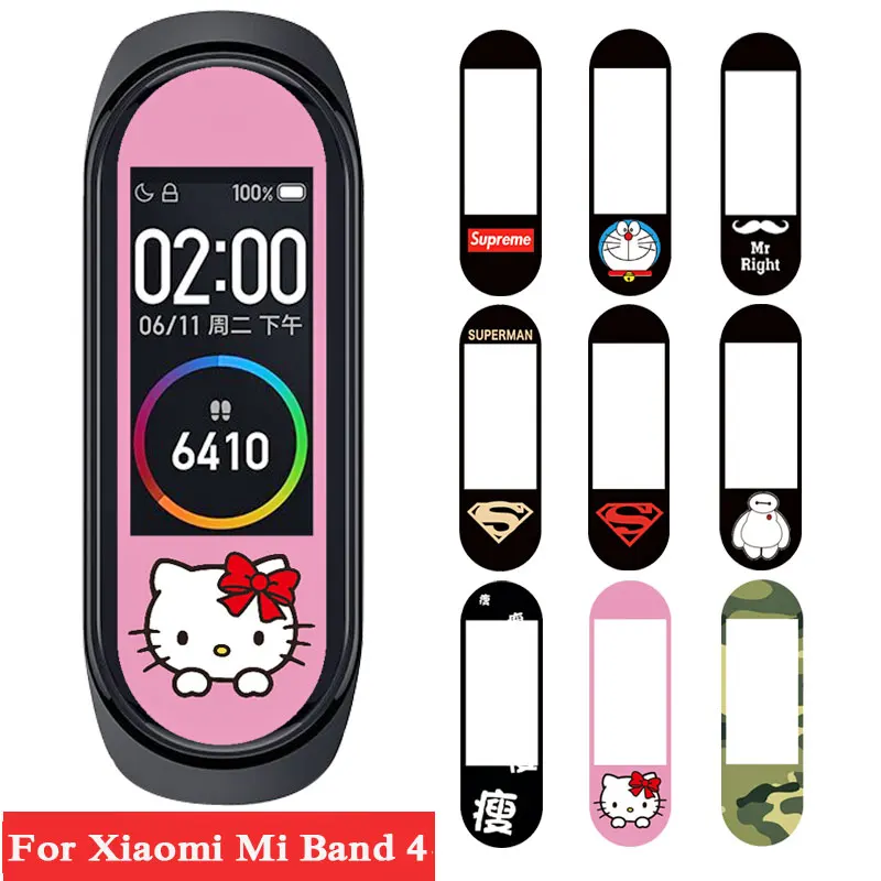

2Pcs Hydrogel Film for Xiaomi Mi Band 4 Smart Wristband Bracelet Cartoon Anti Scratch Screen Protector Protective Film