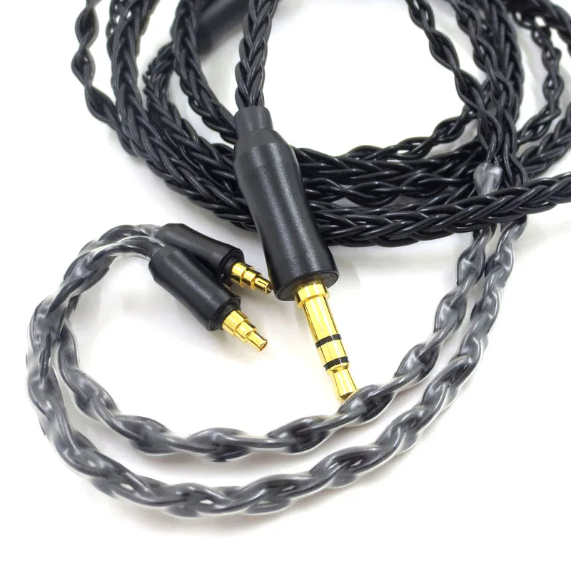 Replacement Audio Cable for Sennheiser IE40PRO Headphones Upgrade Cable Headphone Extension Cord Black 