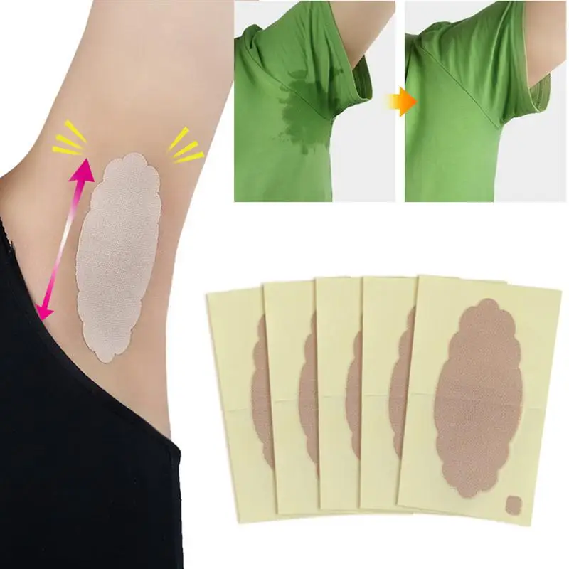 

10pcs Prevent Sweat Pads Summer Armpit Disposable Foot Underarm Deodorant Stickers Anti Perspiration Stciker
