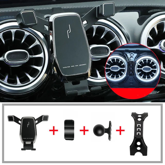 Auto Handy Halter Für Mercedes Benz A-Klasse W177 CLA C118 W118 CLA250 220 A180 A200 AMG Air Vent GPS Schwerkraft Halterung Stehen – Detail 14