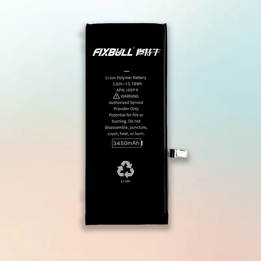 FIXBULL батарея для iPhone 6 6S плюс 5S 7 8 Plus X 6Plus оригинальный высокой емкости