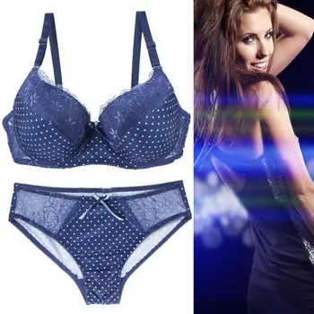 

Bra Sets For Women Plus Size C D E Cup Brassiere Lace Ornament Luxury Sexy Underwear Underwire