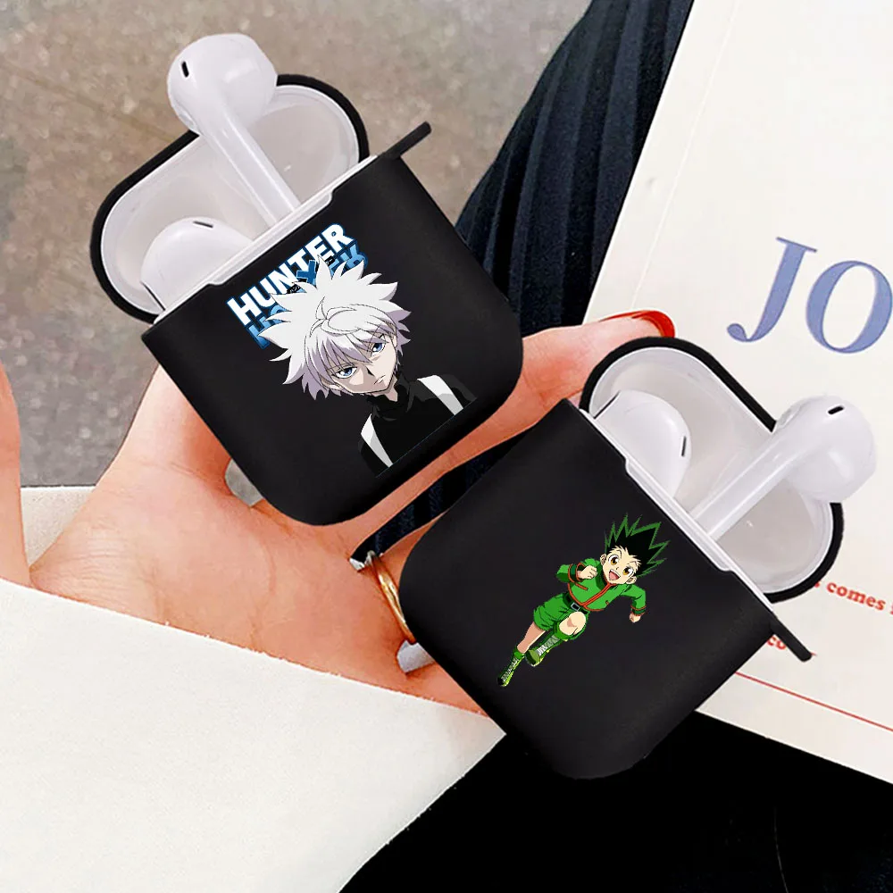 

Hunter x Hunter HXH Anime Hisoka Morow Earphone Case for Apple Airpods 1 2 Cover Wireless Earphone Accessories Coque Fundas