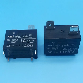 

New 10pcs/lot relay SFK-112DM 12V 20A 250VAC for Air conditioner DC Mini Power Relay