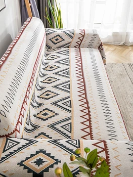 Tassel Sofa Throw Blanket Knitted Rugs Beach Towel Pet Mat Picnic Cloth Bedside Blankets Outdoor Bench Towel Bohemian Tapestry 6