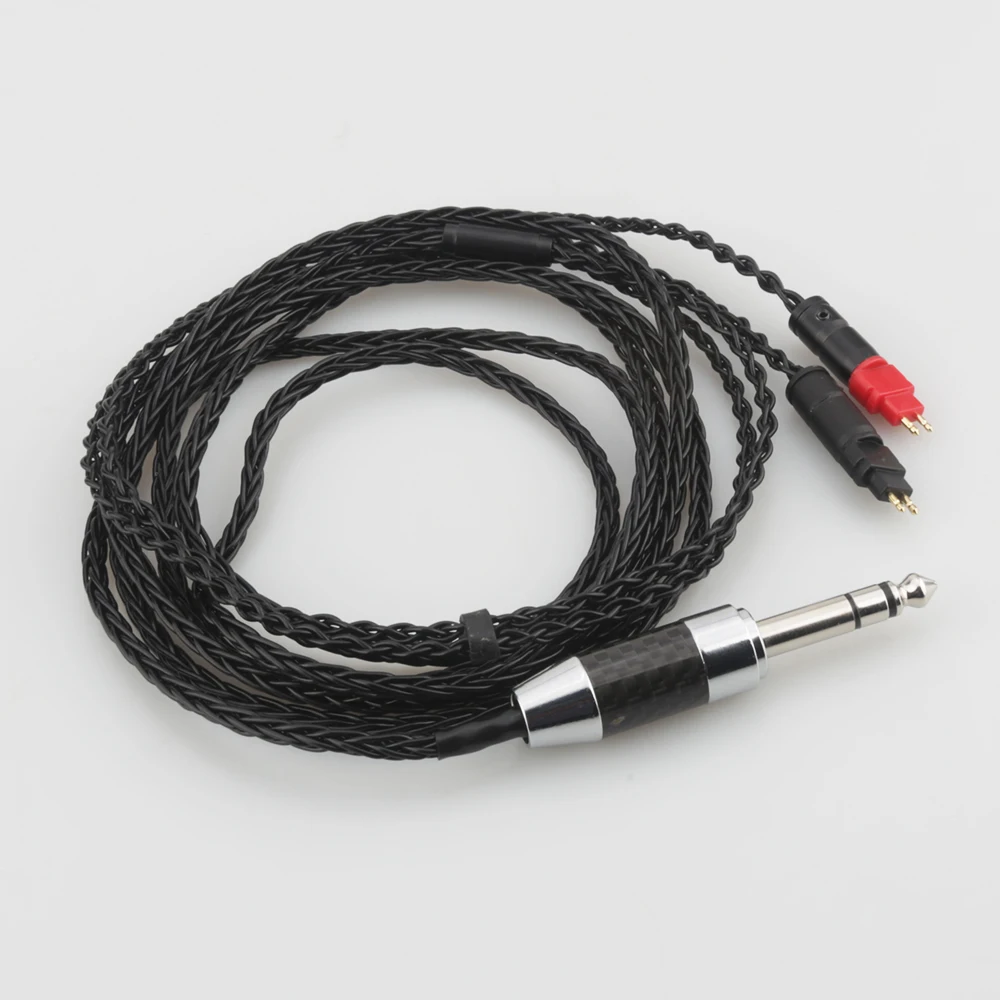 Replacement Audio upgrade Cable For HD650 HD600 HD580 HD525 HD565 HD540 Headphone Etc 6 35mm Male Plug