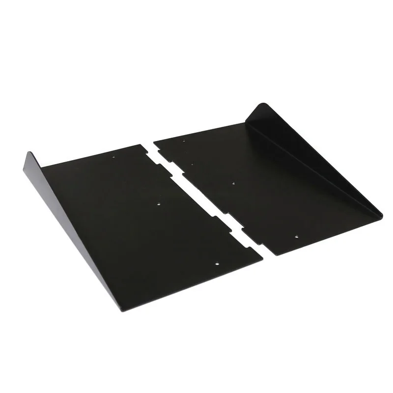 2" x 21" Универсальный Черный ABS задний бампер 4 плавники диффузор плавник ж/винт