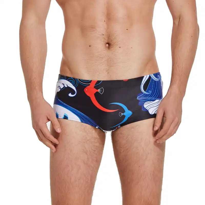 男性の水泳パンツセクシーな水着ゲイプール水着男サーフィン速乾性男性水着パンツ Men S Trunks Aliexpress