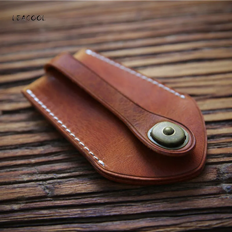 Кошелек для ключей LEACOOL из натуральной кожи многофункциональный органайзер