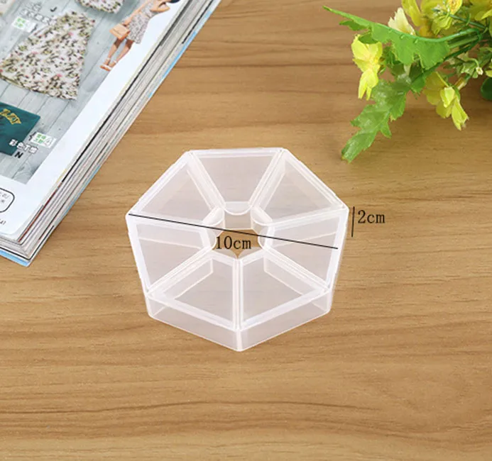 Box 12 ячеек пластиковый ящик для хранения для DIY ручной работы шитье бисера Ювелирных изделий пуговицы аксессуары инструменты для домашнего хранения коробки ремесла Органайзер - Цвет: Box