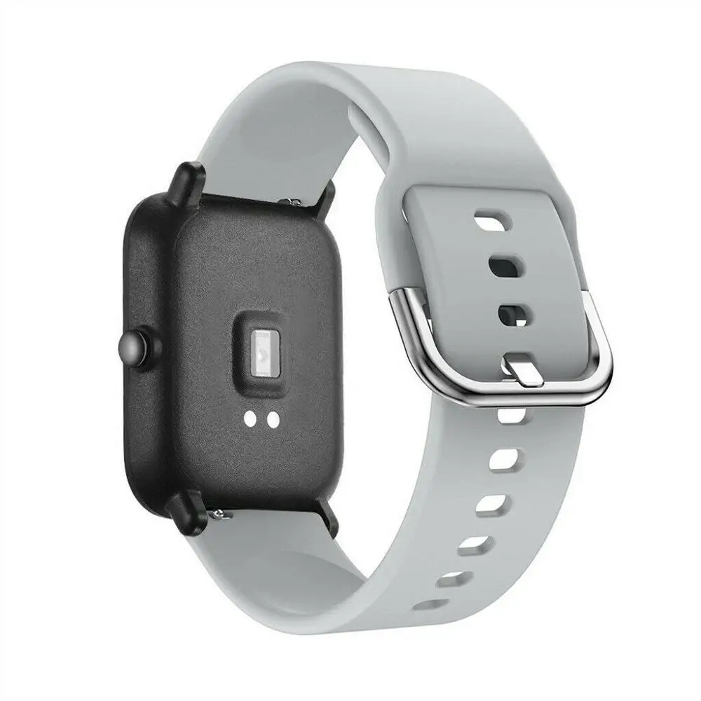 20 мм мягкий силиконовый ремешок для спортивных часов Ремешок Для Xiaomi Huami Amazfit GTS Bip Pace Lite Смарт-часы замена браслета резиновый ремешок для часов
