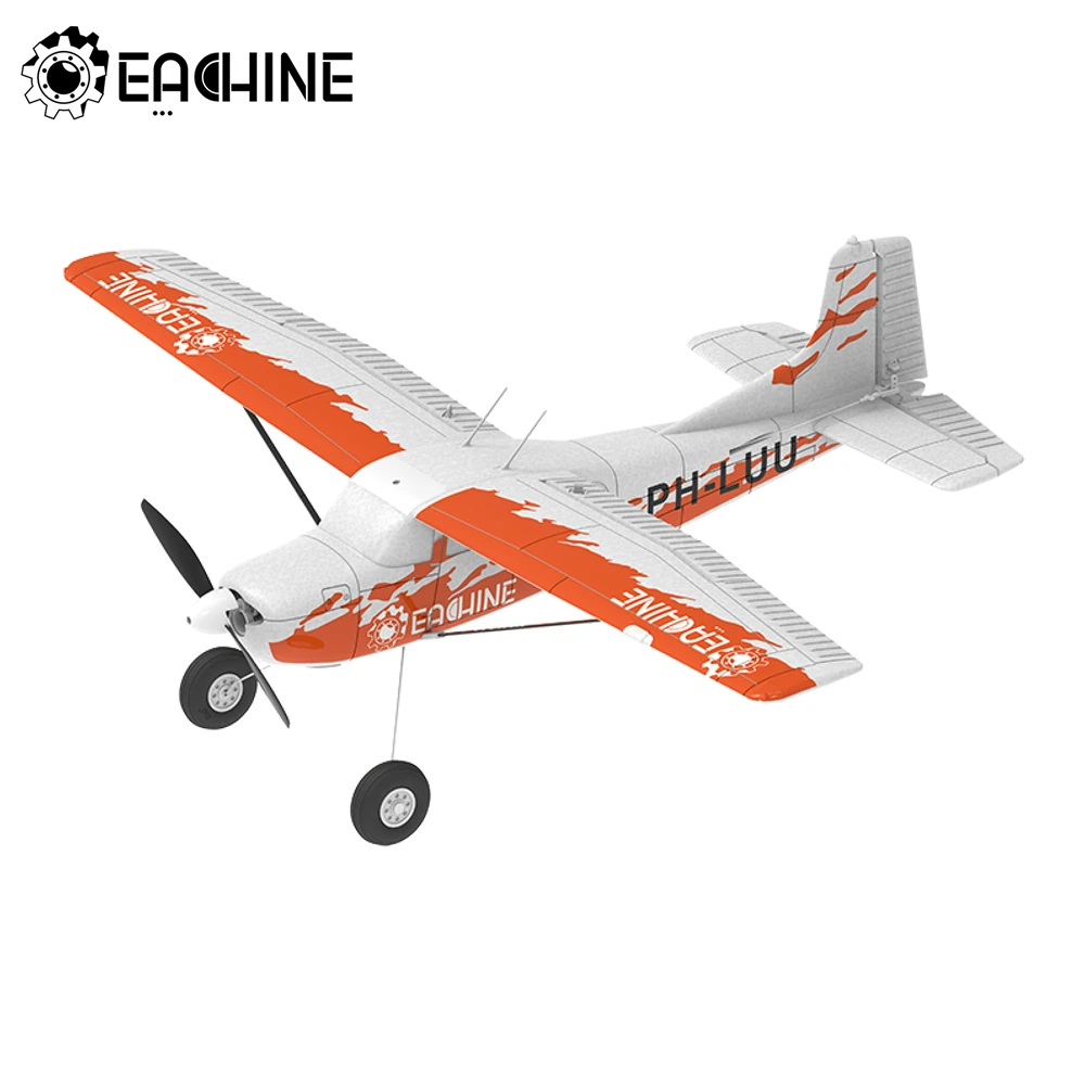US $90.99 Eachine 6Axis Gyro Stabilizer RC Airplane Trainer RTF Drone Outdoor Toys for Children Model Airplane Remote Control Plane