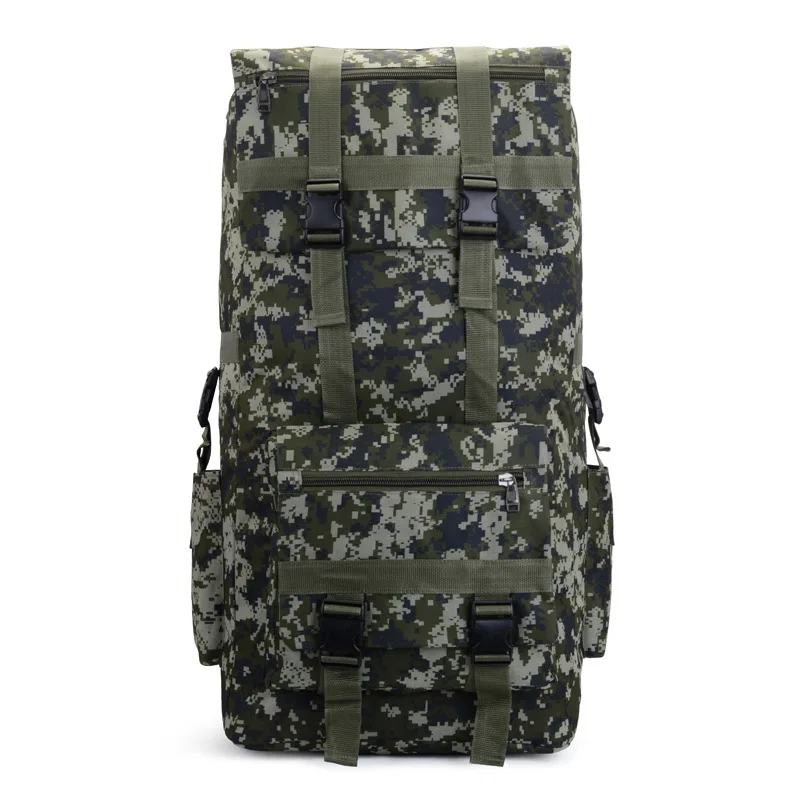one Camouflage Большой Вместительный рюкзак 110л, военная тактика, армейская сумка, мужской рюкзак, рюкзак для походов, рюкзаки для путешествий - Цвет: one Camouflage